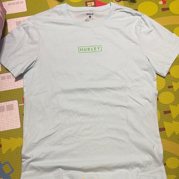 Hurley Men's Light Blue T-Shirt - Picture 2 of 5